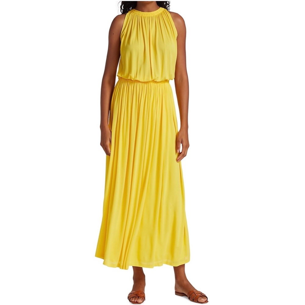 LORO PIANA ABITO IGNES PLEATED JERSEY DRESS
